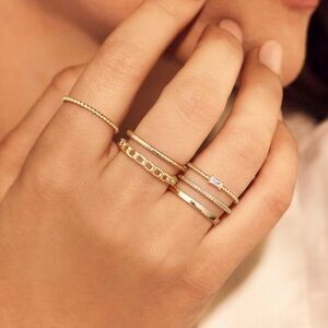 Ettika Dainty Stacking Rings Set